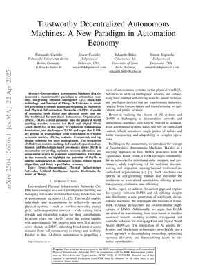 PDF Document Cover - Trustworthy Decentralized Autonomous Machines: A New Paradigm in Automation Economy